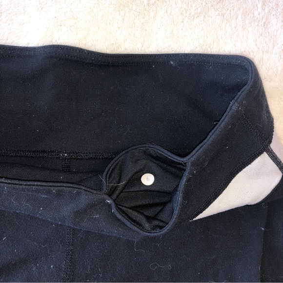 Black Lululemon Stretchy Shorts | size 6 - Picture 2 of 3